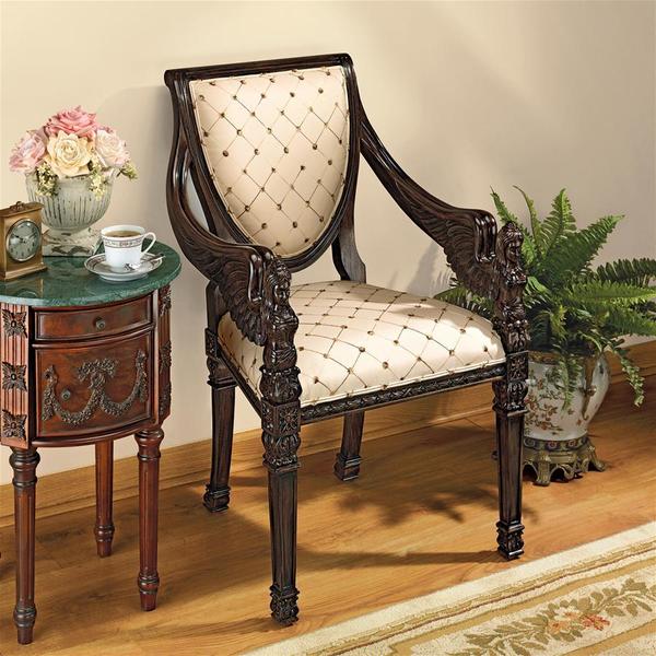 Design Toscano St. Gabriel Neoclassical Armchair AF51292